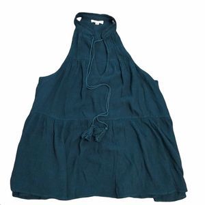 Wishlist Sleeveless Blue T-Back with V-Neck Tunic  Size Small.